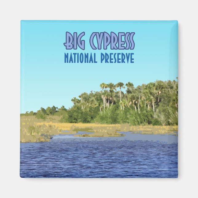 Big Cypress National Preserve Florida Magnet (Front)