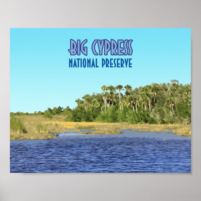 Big Cypress National Preserve Florida Poster (Front)