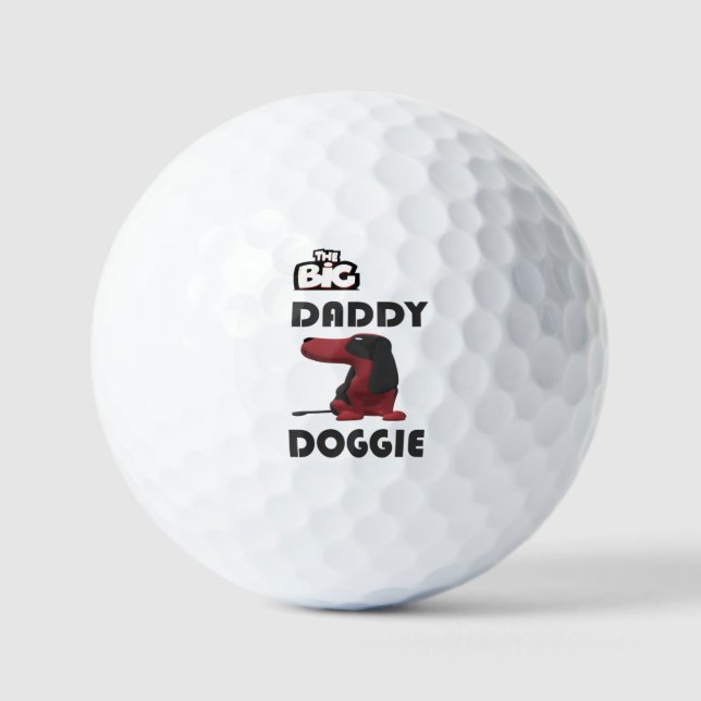 Big daddy dog hello golf balls (Front)