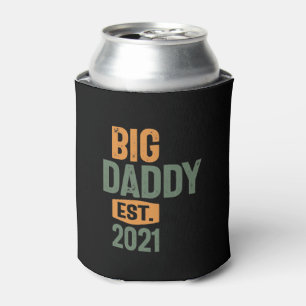Big Daddy Est 2021 Father Grandpa Gift Can Cooler