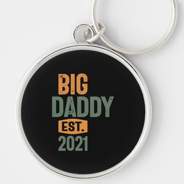 Big Daddy Est 2021 | Father Grandpa Gift Key Ring (Front)