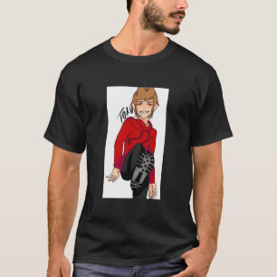 Big Daddy Tord- Eddsworld Fitted V-Neck T-Shirt