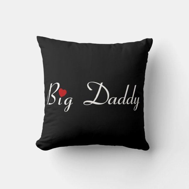Big Daddy with Red Heart Cushion (Front)
