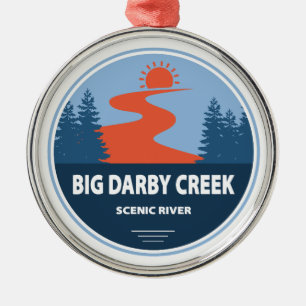 Big Darby Creek Scenic River Ohio Metal Ornament