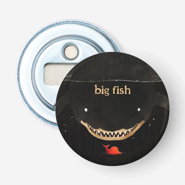 Big Dark Shark Bottle Opener (Front)