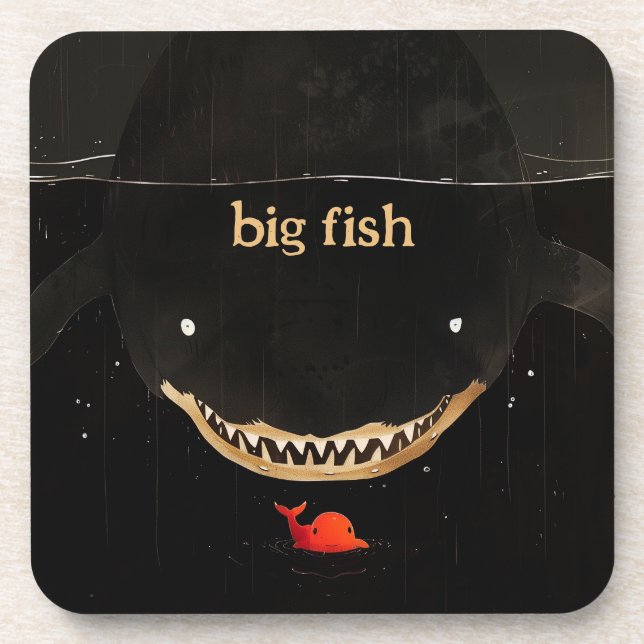 Big Dark Shark Coaster (Front)