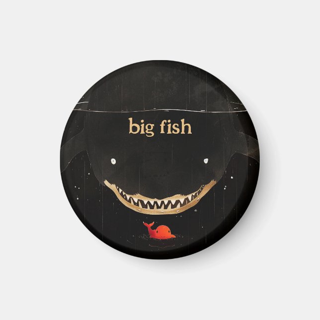 Big Dark Shark Magnet (Front)