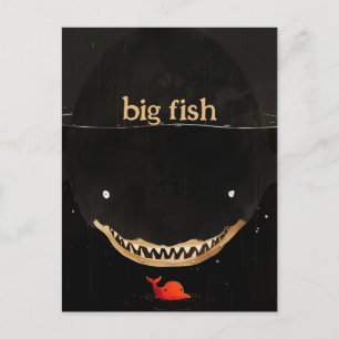 Big Dark Shark Postcard