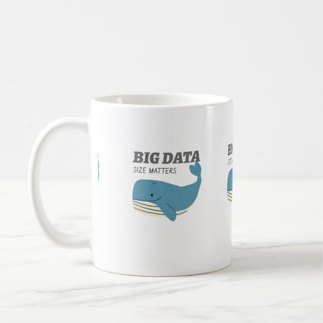 Big Data size matters Coffee Mug (Left)
