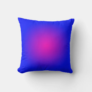 Big Day for the Blue and Magenta  Cushion