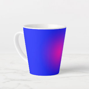 Big Day for the Blue and Magenta  Latte Mug