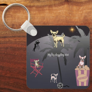 Big Dazzling Star  Key Ring