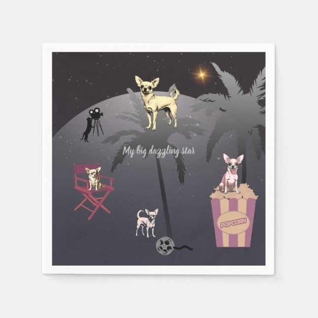 Big Dazzling Star  Napkin (Front)