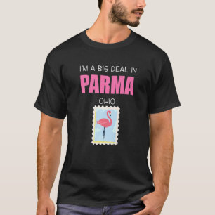 Big Deal Sarcastic Pink Flamingo Parma Ohio Souven T-Shirt