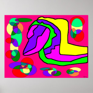 Big design poster print vivid colours