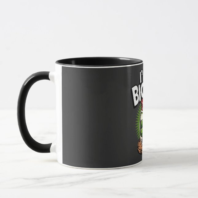 Big Dill Pickle Jar Graphic for Pickle Lovers Mug (Left)