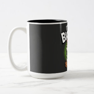 Big Dill Pickle Jar Graphic for Pickle Lovers Two-Tone Coffee Mug