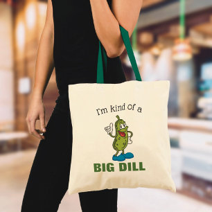 Big Dill Pickle Pun Budget Tote Bag