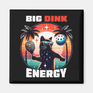 Big dink energy funny pickleball shirt for men magnet