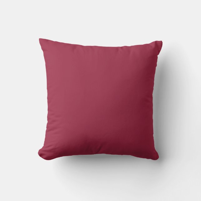 Big dip o’ruby  (solid colour) cushion (Front)