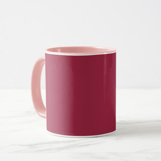 Big dip o’ruby  (solid colour) mug (Front Left)