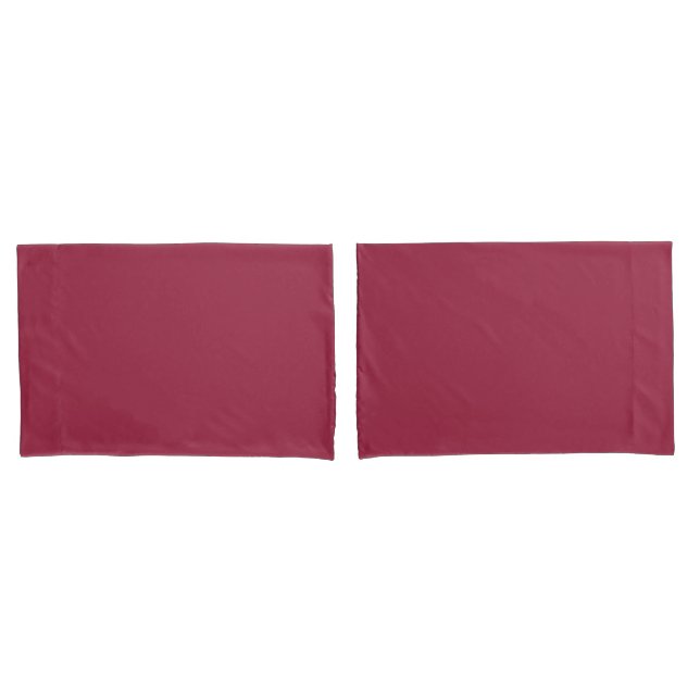 Big dip o’ruby  (solid colour) pillowcase (Front-Set)