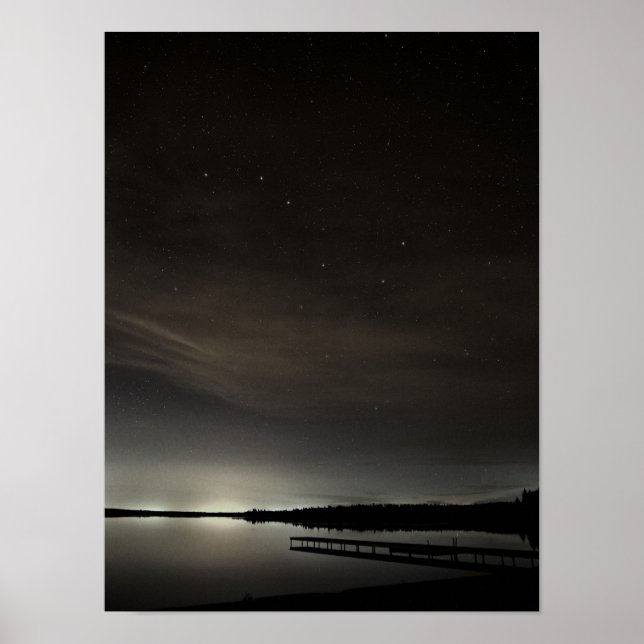 Big Dipper Night Sky Poster (Front)