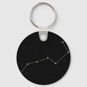 Big Dipper Star Constellation Graphic Key Ring