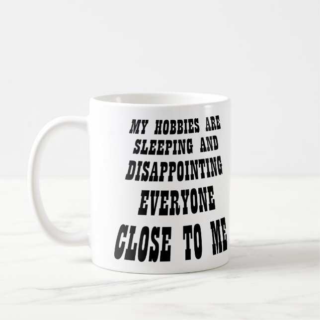 Big Disappointment Funny Mug (Left)