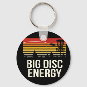 Big Disc Energy Disc Golf Sports Disc Golfer Sport Key Ring