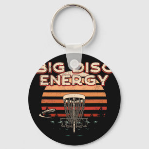 Big Disc Energy Disc Golf Sports Disc Golfer Sport Key Ring