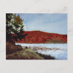 "Big Ditch Lake" Country Roads Postcard