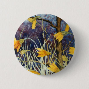 "Big Ditch Lily #2" Floral Button