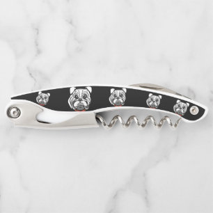 Big Dog - Bulldog Drawing - Choose Colour Corkscrew