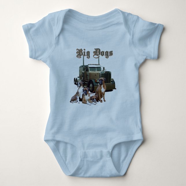 Big Dogs Baby Bodysuit (Front)