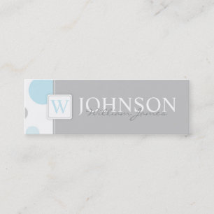 Big Dots Skinny Business Card BLGY