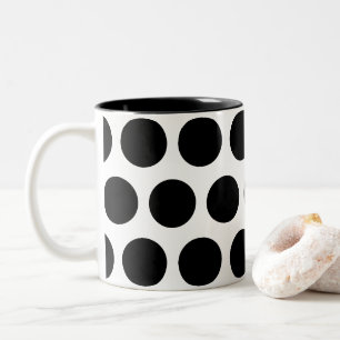 Big Dots Two-Tone Coffee Mug