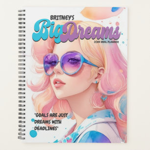 Big Dreams Cute Girly Magazine Style Planner