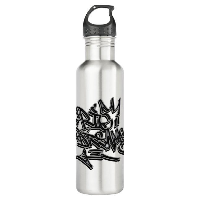 Big-Dreams-Graffiti-Tag 710 Ml Water Bottle (Front)