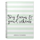 Big Dreams & Grand Schemes Personalised Notebook