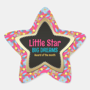 Big Dreams of the Month Star Sticker