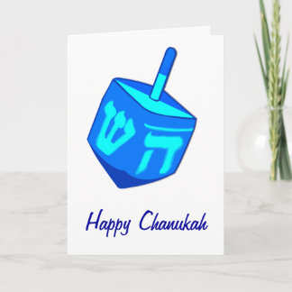 Big Dreidel Chanukah Card