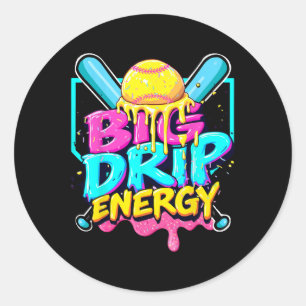 Big Drip Energy Sell Drip Ice Cream Sprinkles 1 Classic Round Sticker