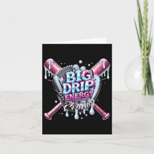 Big Drip Energy Sell Ice Cream Dripping Men Women  Card
