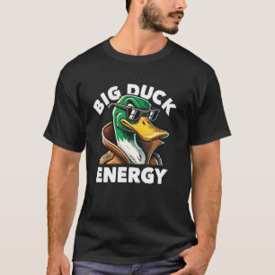 Big Duck Energy Lucky Duck Mallard Lover Men Boys T-Shirt