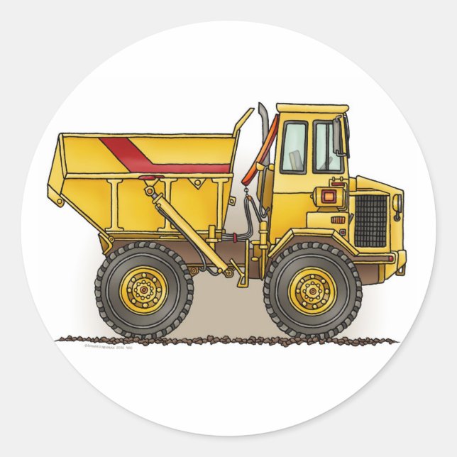 Big Dump Truck Sticker (Front)