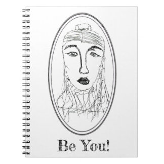 Big Ead Face (Jacquetta  Design)  Notebook