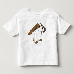 Big Eared Basset Dog Toddler T-Shirt