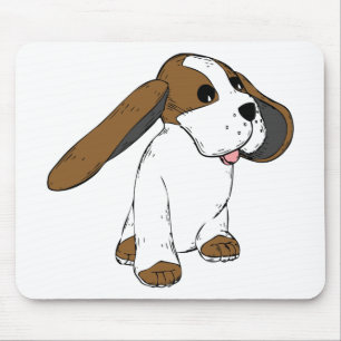 Big Earred Dog Mouse Pad