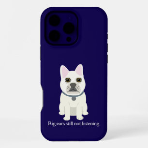Big ears still not listening, Navy iPhone 16 Pro Max Case